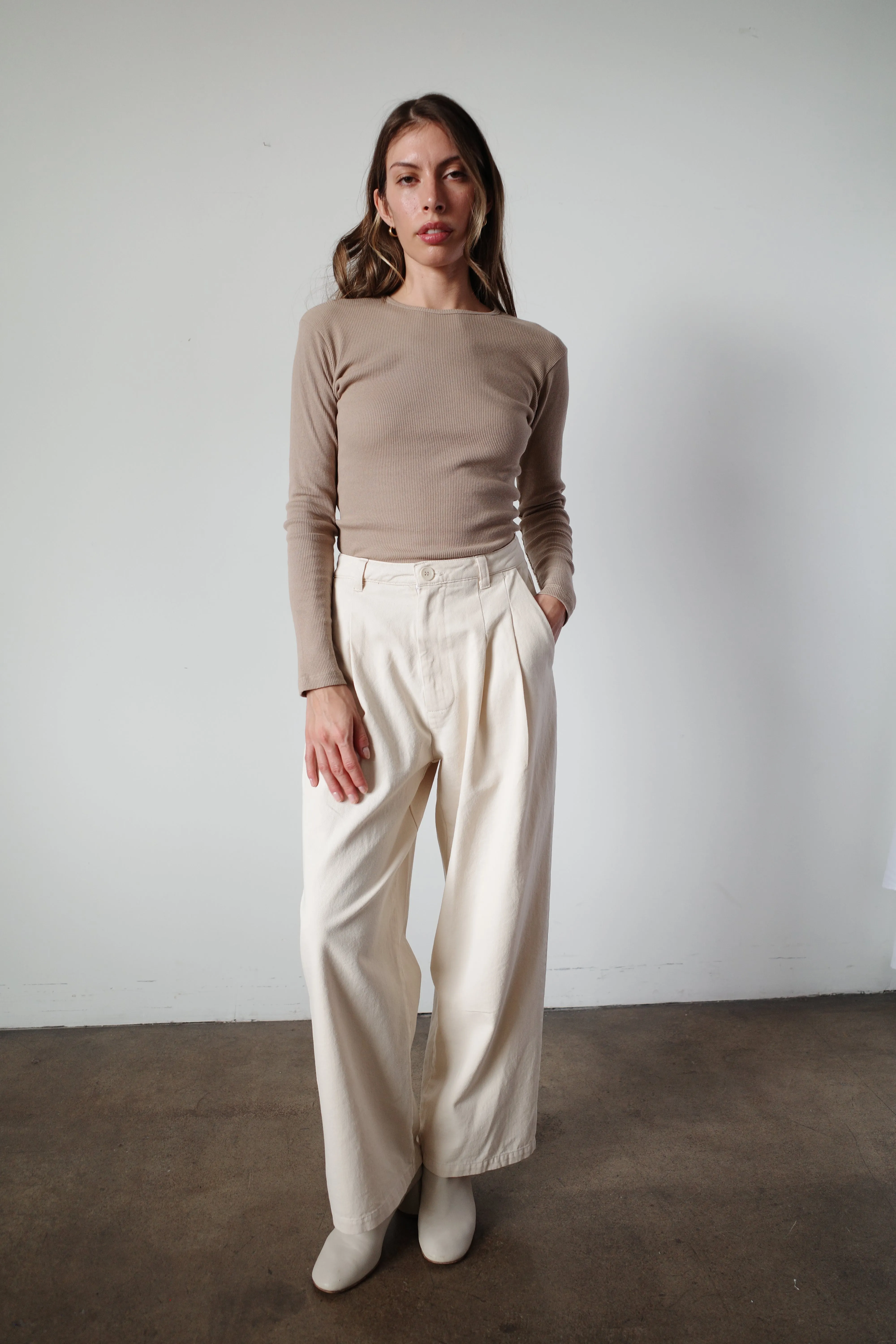Tehya Trouser - Bone