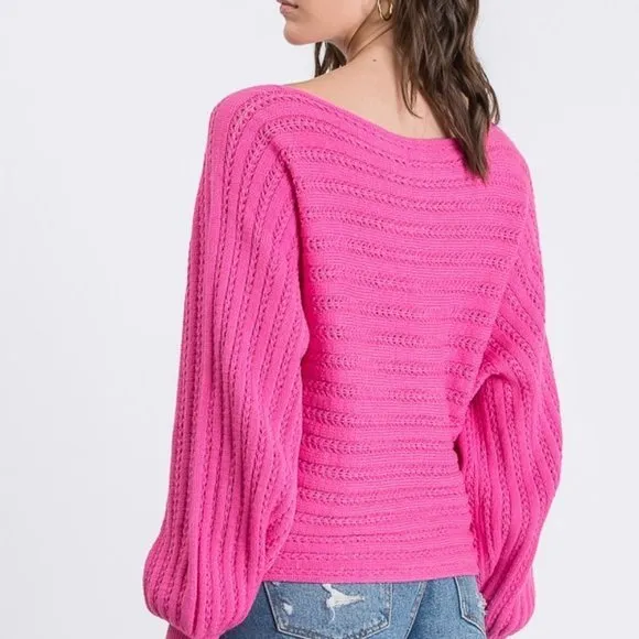 🌺🌸🌼Textured Knit Lightweight Spring Sweater