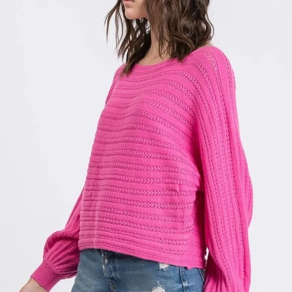 🌺🌸🌼Textured Knit Lightweight Spring Sweater