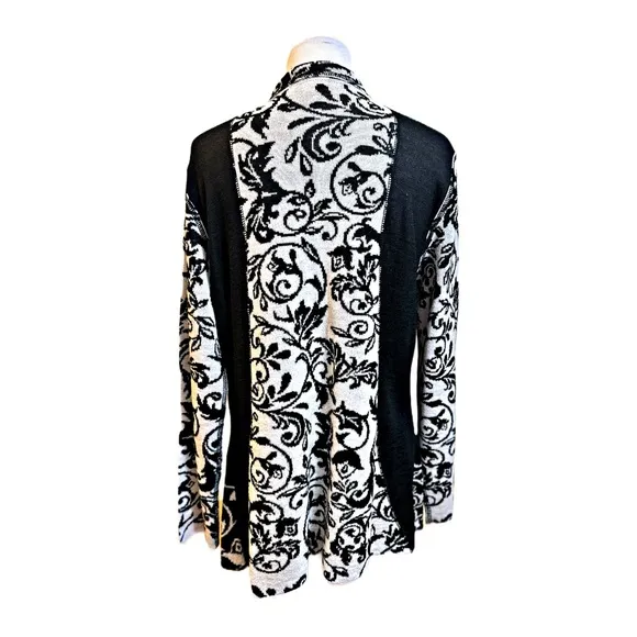 Tey-Art Cardigan Sweater Size Large Alpaca Wool 50%