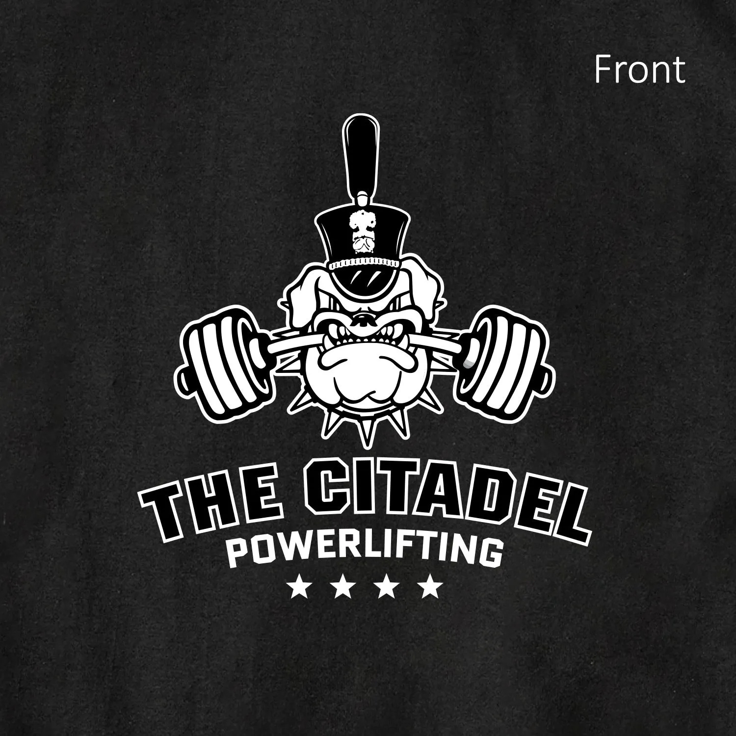 The Citadel, Powerlifting Club, Black Champion ® Heritage 6-Oz. Jersey T-Shirt