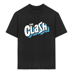 The Clash | Black and Blue Logo Tee
