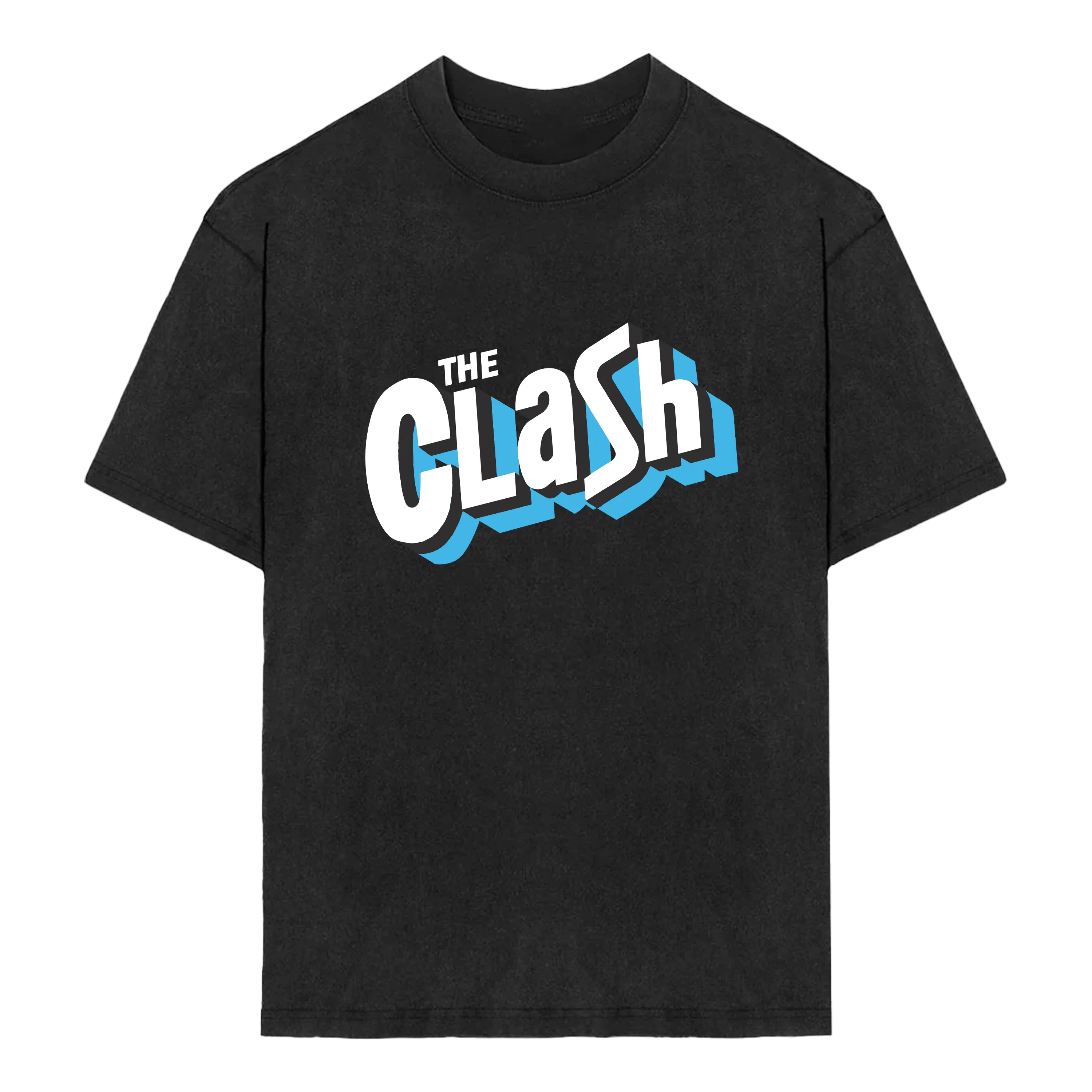 The Clash | Black and Blue Logo Tee