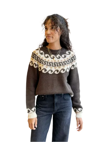 The Greek Key pullover sweater