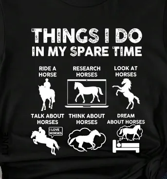 THINGS I DO LADIES T SHIRT