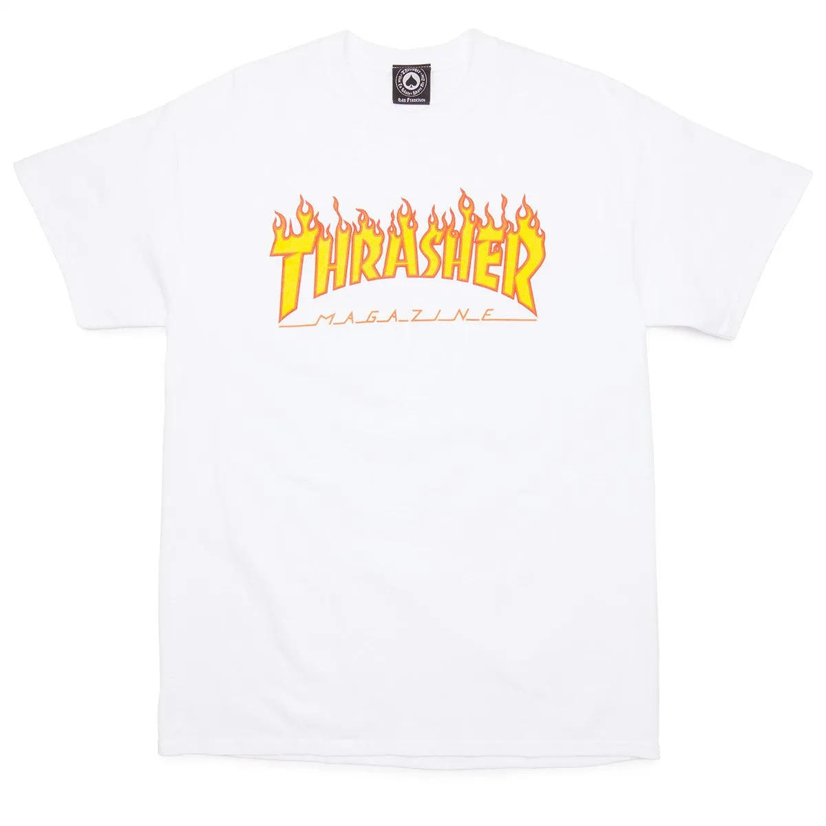 Thrasher Flame Tee (White)