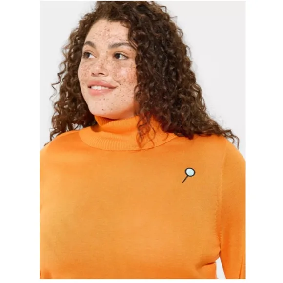 TORRID Scooby Doo Velma Turtleneck Pullover Sweater Size 6X