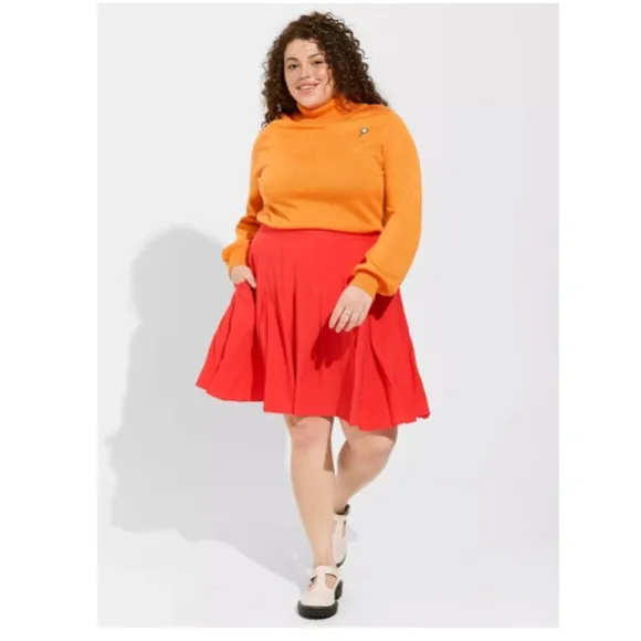 TORRID Scooby Doo Velma Turtleneck Pullover Sweater Size 6X