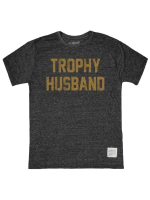 Trophy Husband Streaky Black T-Shirt