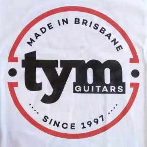Tym Guitars Logo T-Shirt white