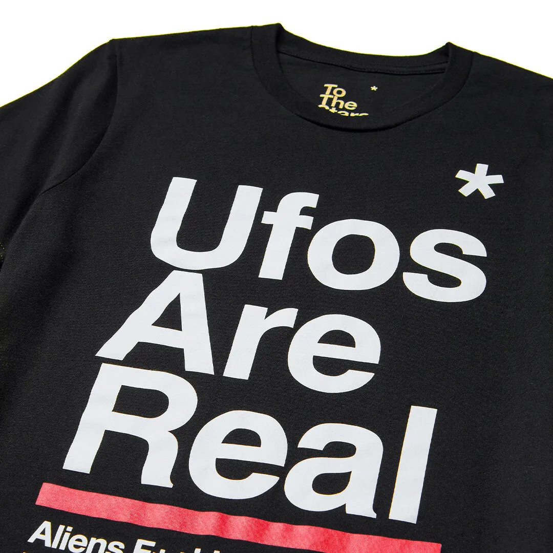 UFOs Are Real T-Shirt Black