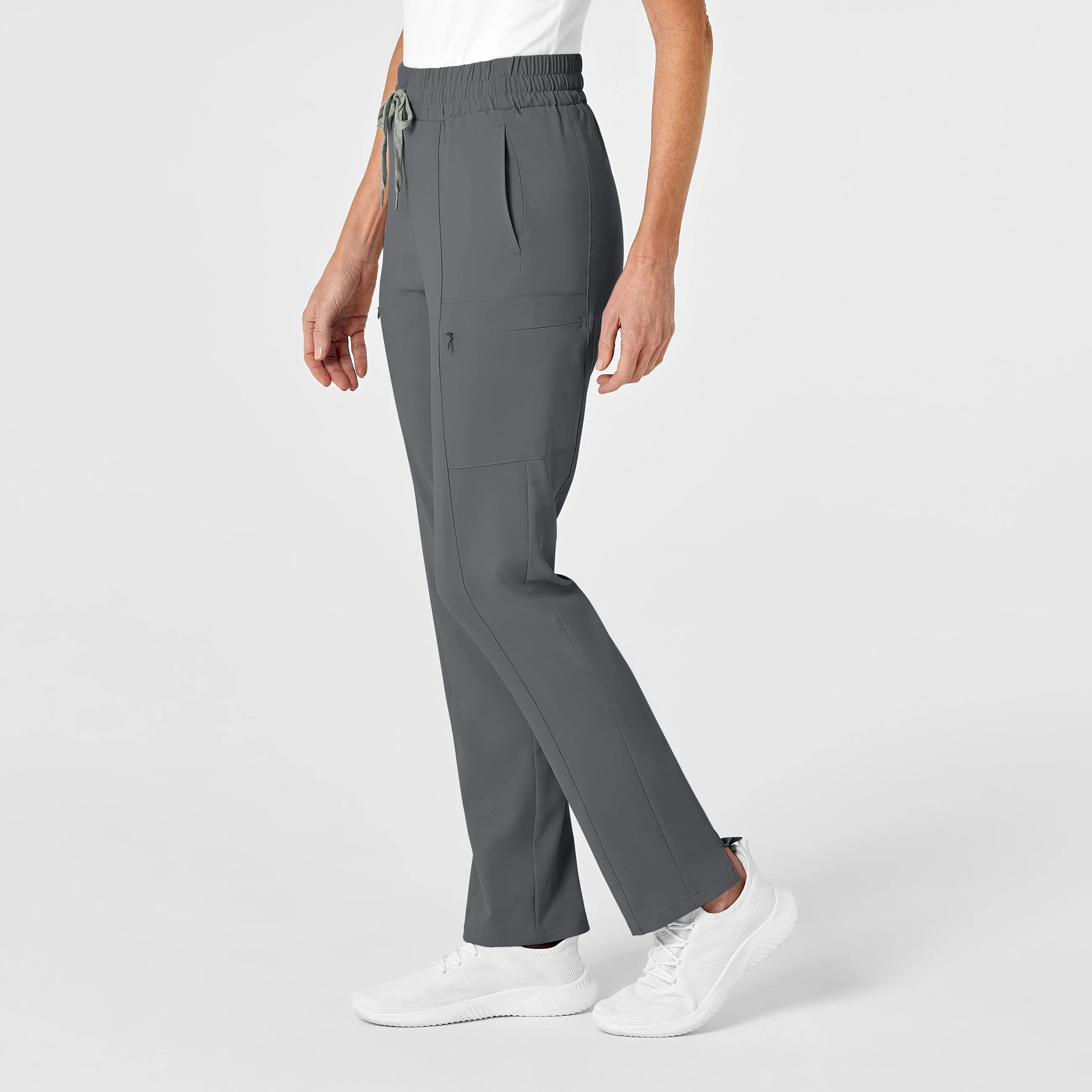 UMSL RENEW Women's High Waist Slim Leg Scrub Pant