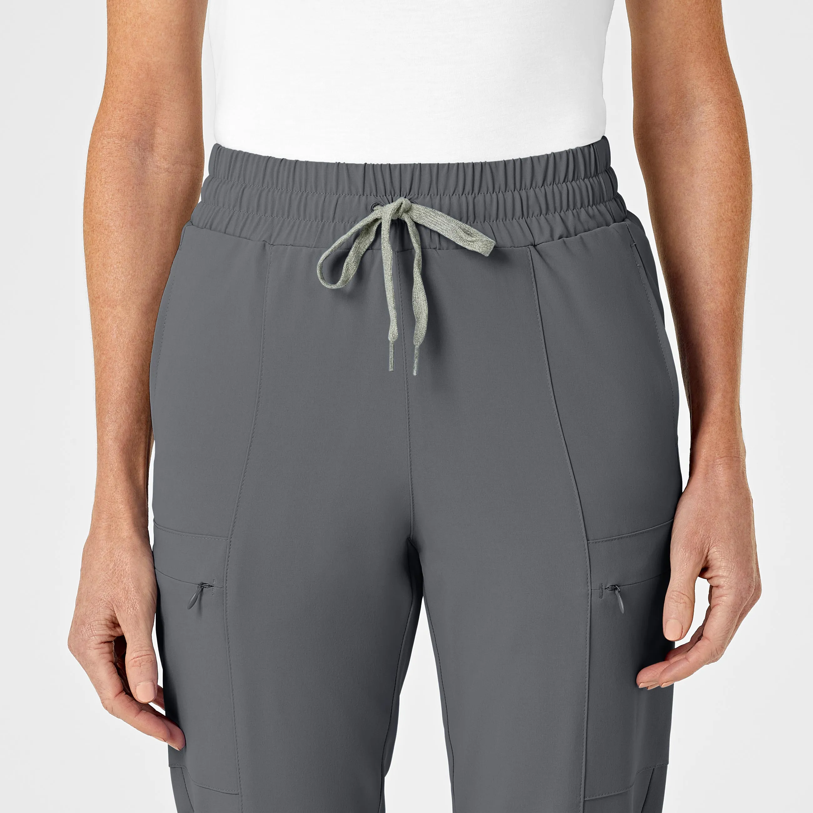 UMSL RENEW Women's High Waist Slim Leg Scrub Pant