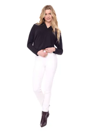 Up! Ponte Slim Cross Stitch Pintouch Ankle Pant