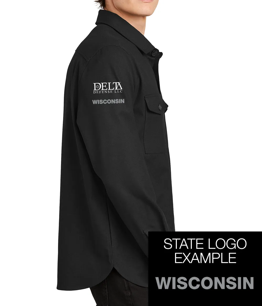 USCCA Long Sleeve Twill Overshirt