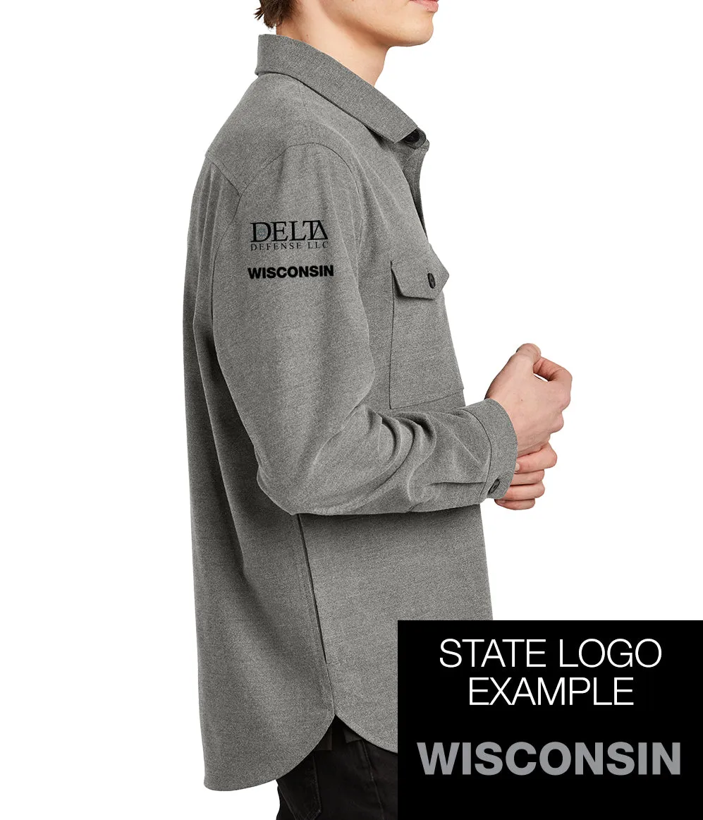USCCA Long Sleeve Twill Overshirt