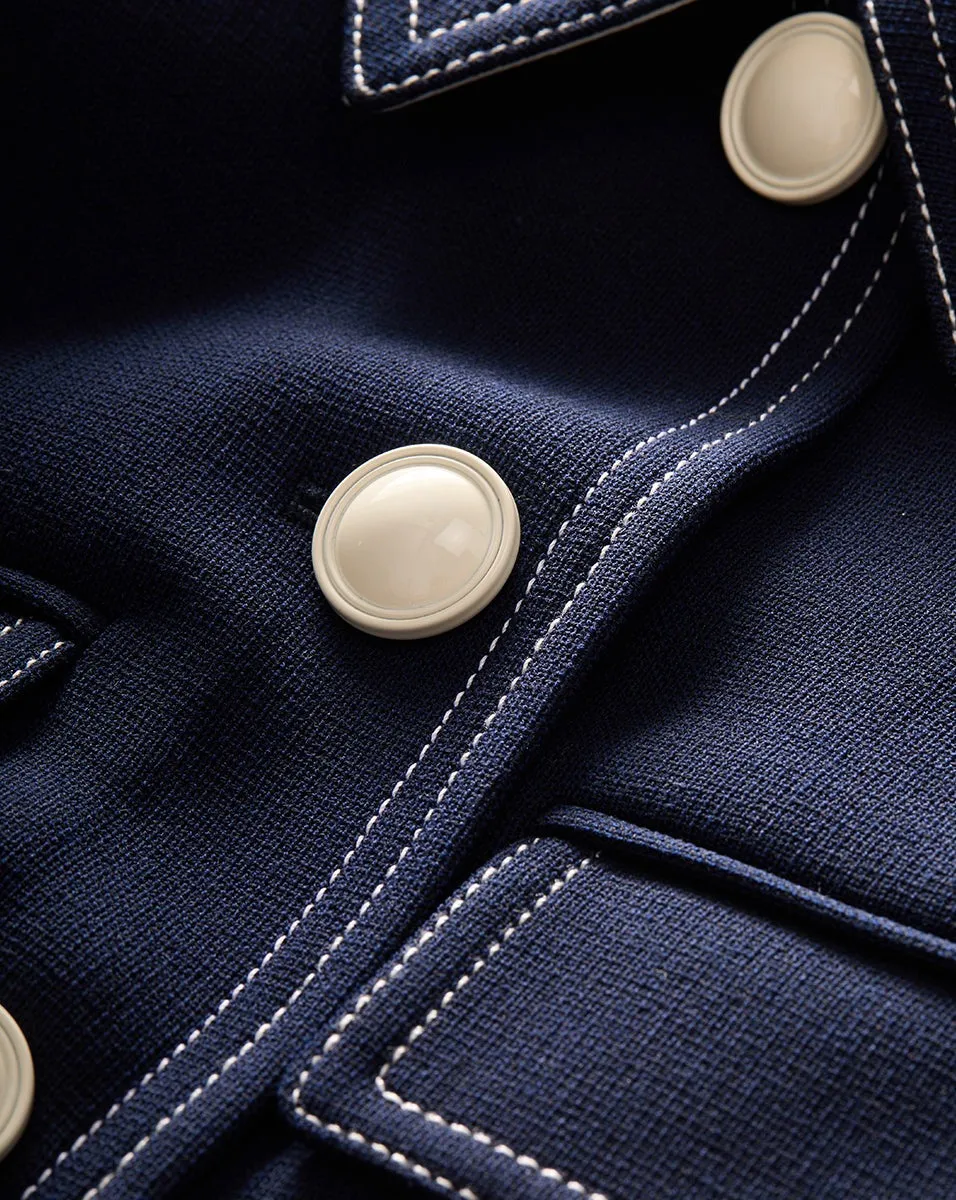 Veronica Beard Constantine Jacket in Navy