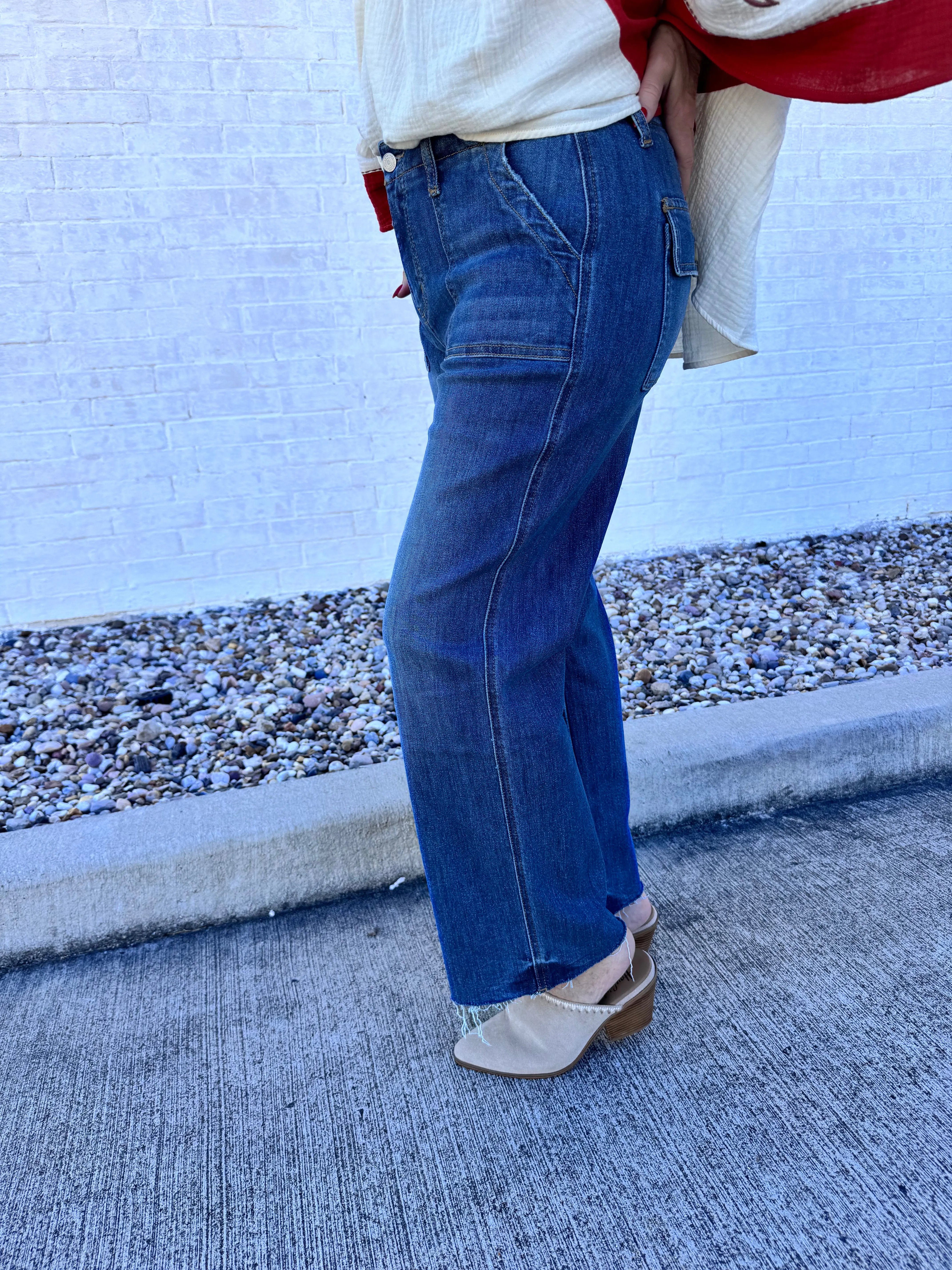 Vervet Denim: High Rise Straight Jean