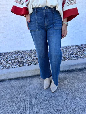 Vervet Denim: High Rise Straight Jean