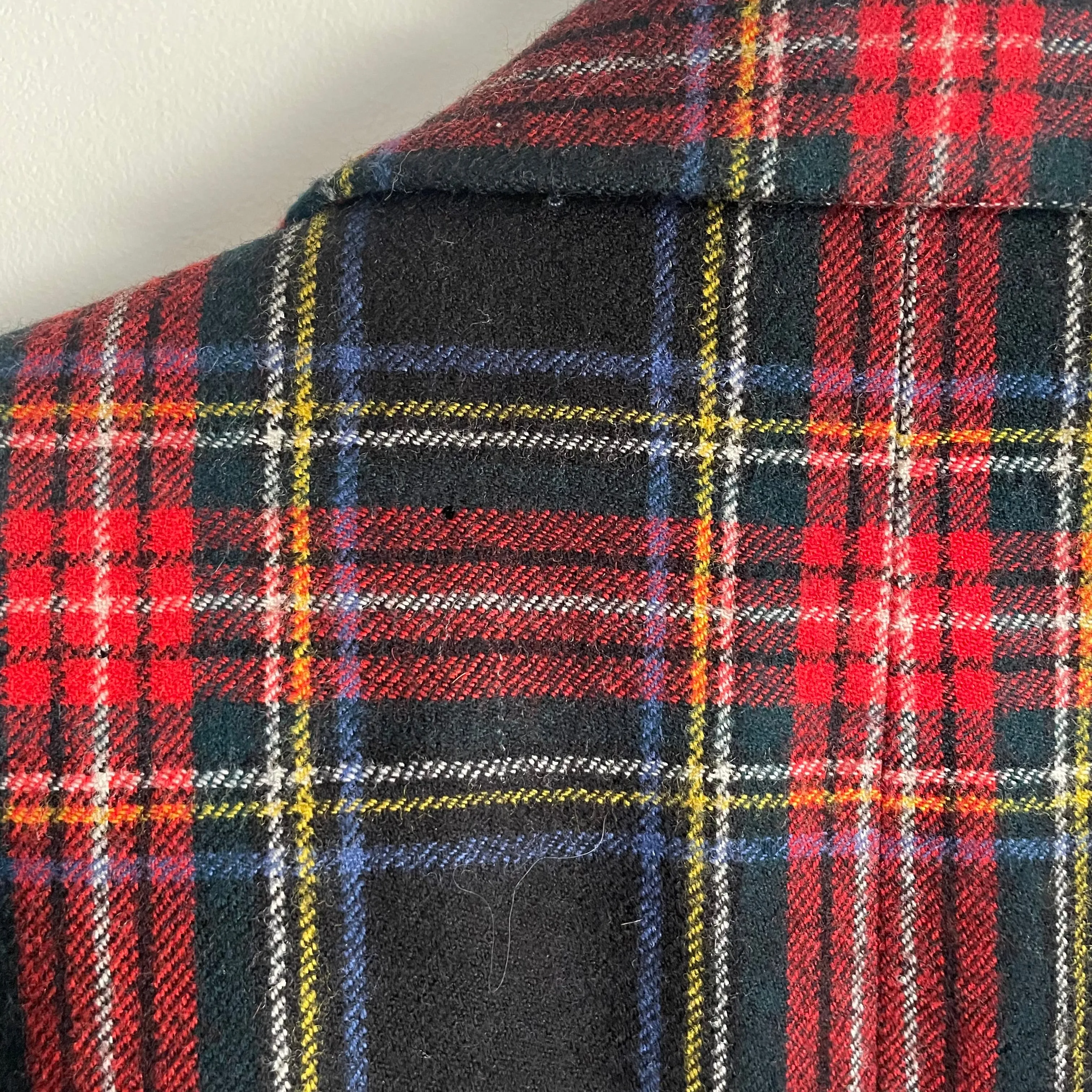 Vintage Collectible Gold by Giorgio di Sant' Angelo 100% Pure Wool Plaid Blazer Jacket / Sz 14