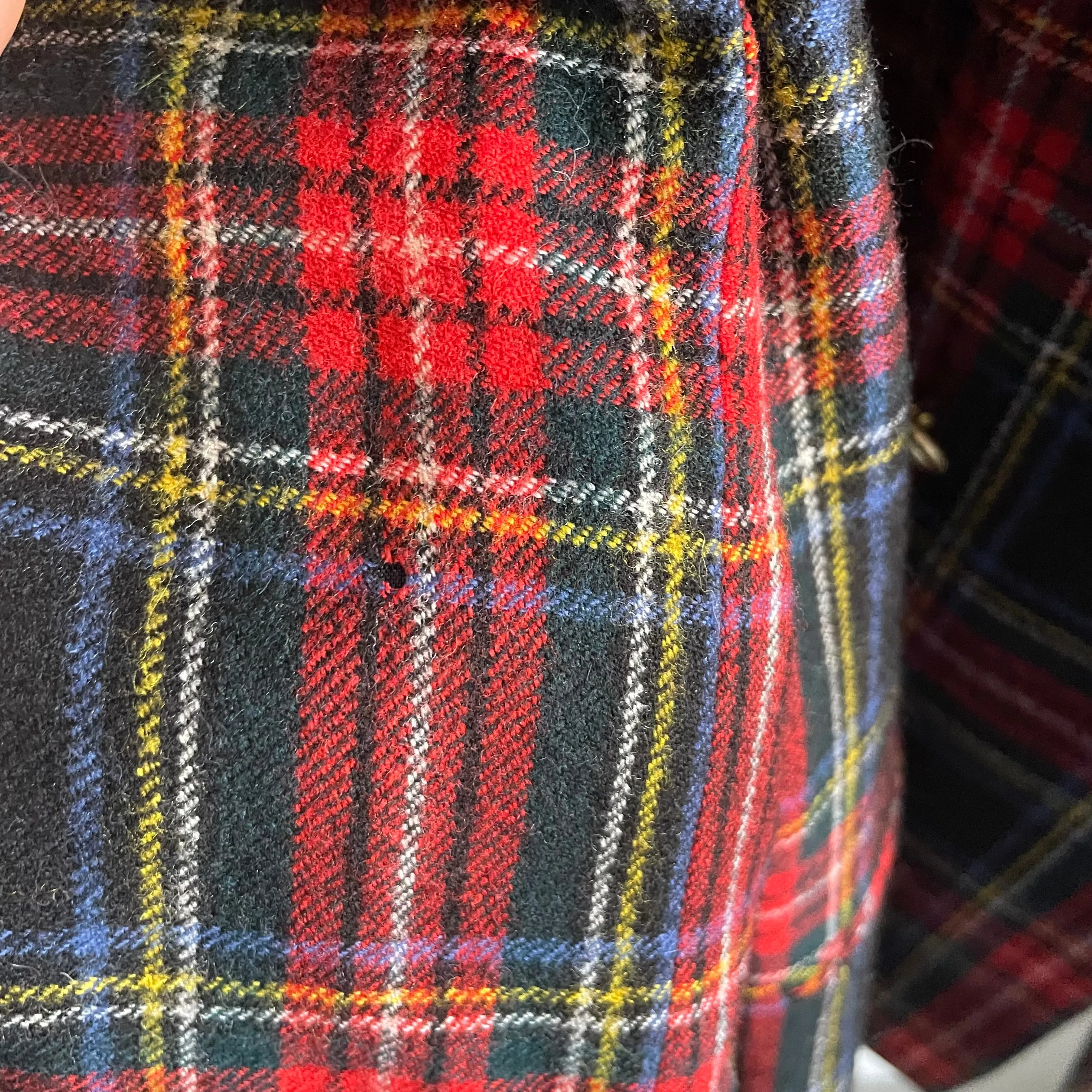 Vintage Collectible Gold by Giorgio di Sant' Angelo 100% Pure Wool Plaid Blazer Jacket / Sz 14