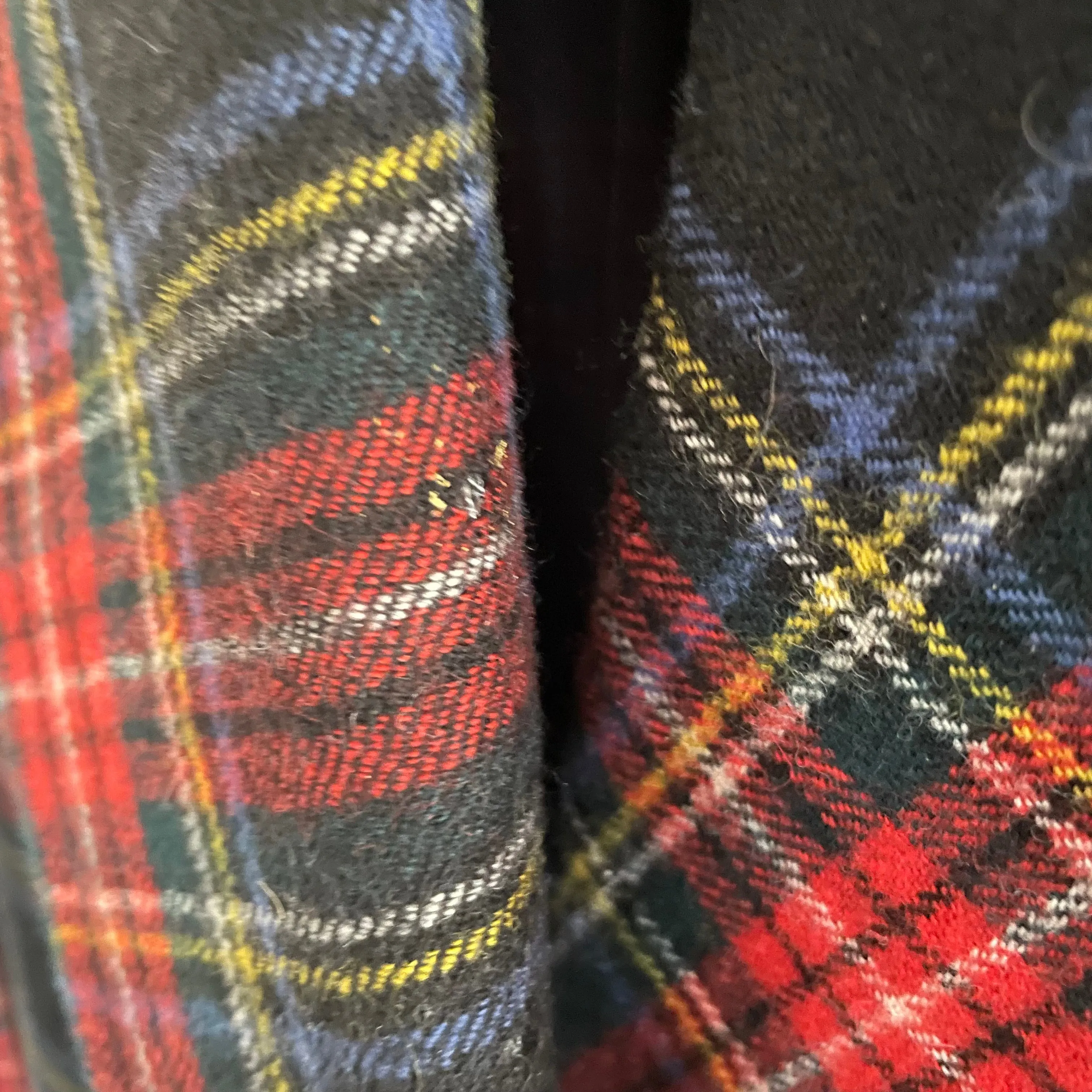 Vintage Collectible Gold by Giorgio di Sant' Angelo 100% Pure Wool Plaid Blazer Jacket / Sz 14