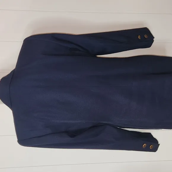 Vintage Navy blue double-breasted professional Office Siren blazer size 10