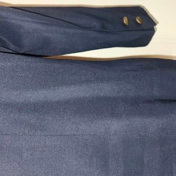 Vintage Navy blue double-breasted professional Office Siren blazer size 10