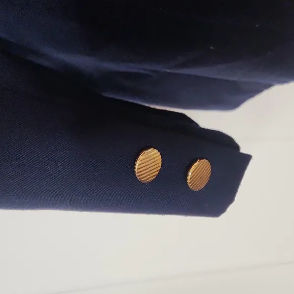Vintage Navy blue double-breasted professional Office Siren blazer size 10
