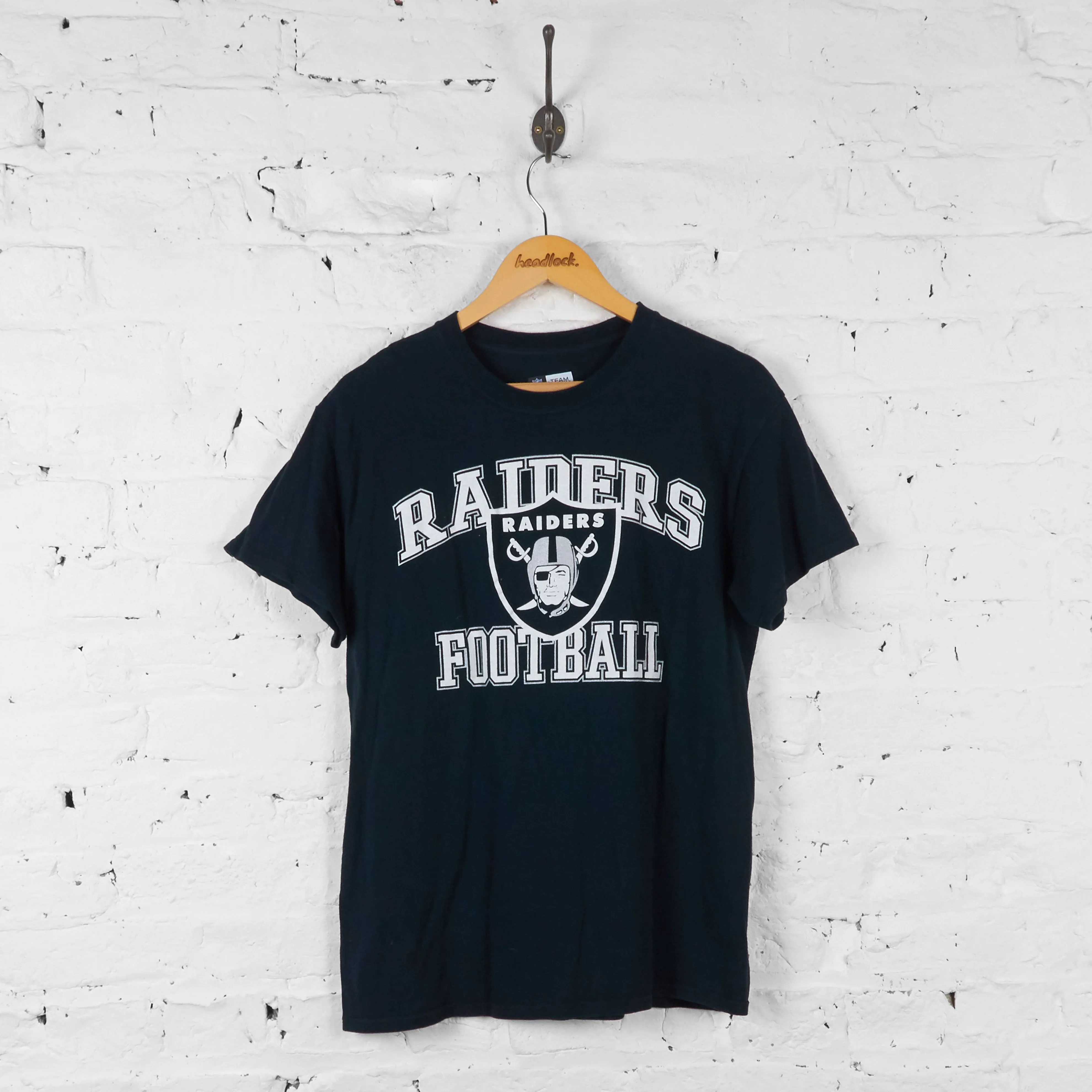 Vintage Oakland Raiders Football NFL T-shirt - Black - M