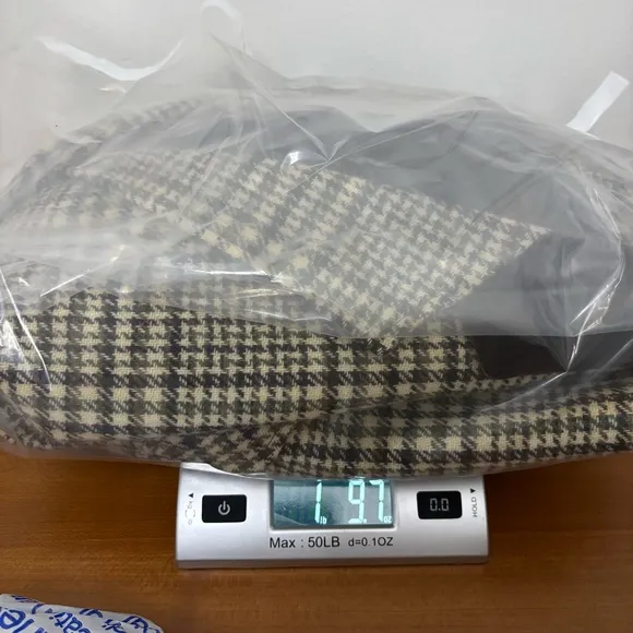Vintage Wool Houndstooth Blazer English Countryside Academia Old Money Womens 16