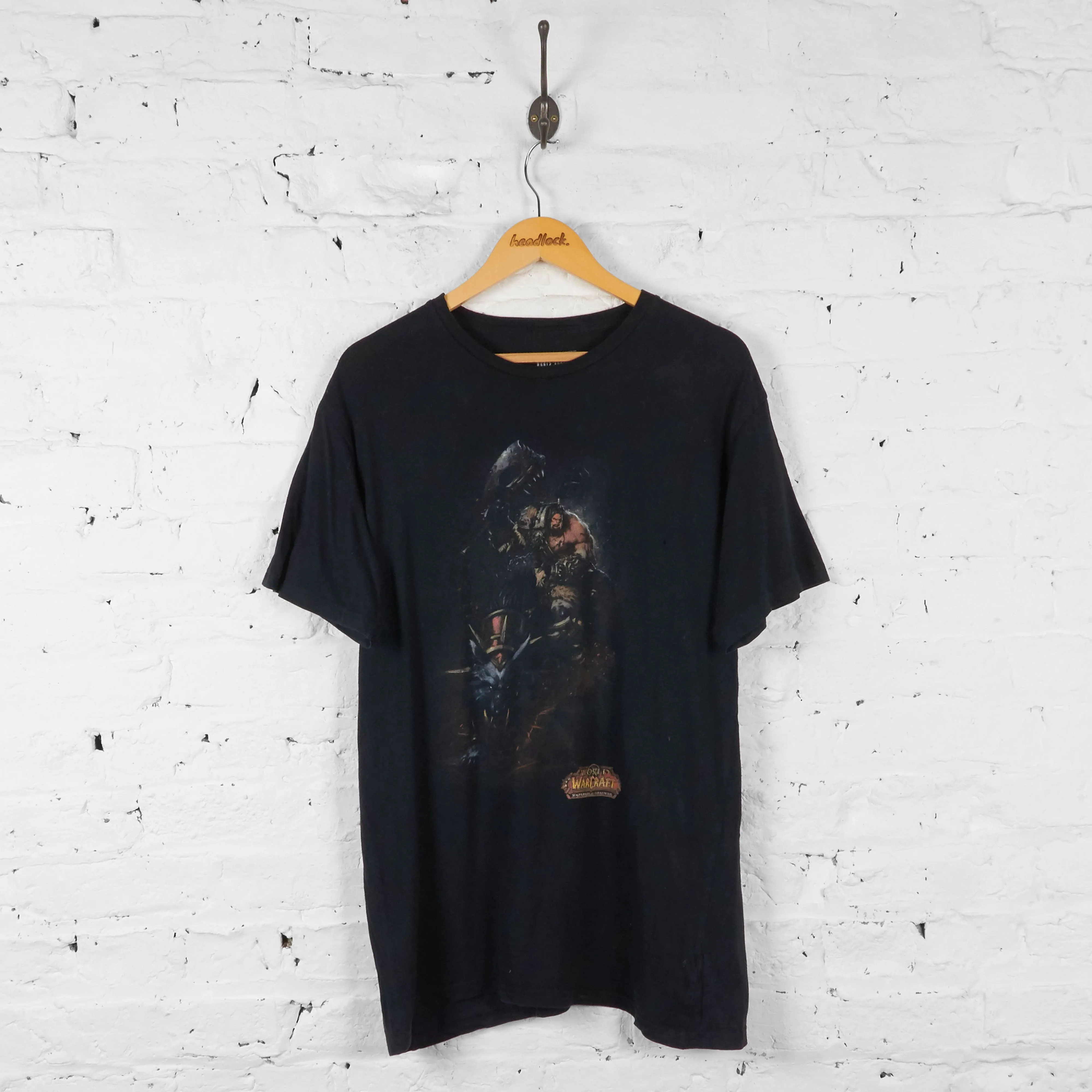 Vintage World Of Warcraft T-shirt - Black - L