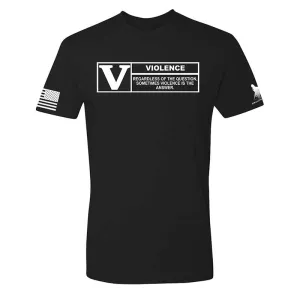 Violence Rating Shirt