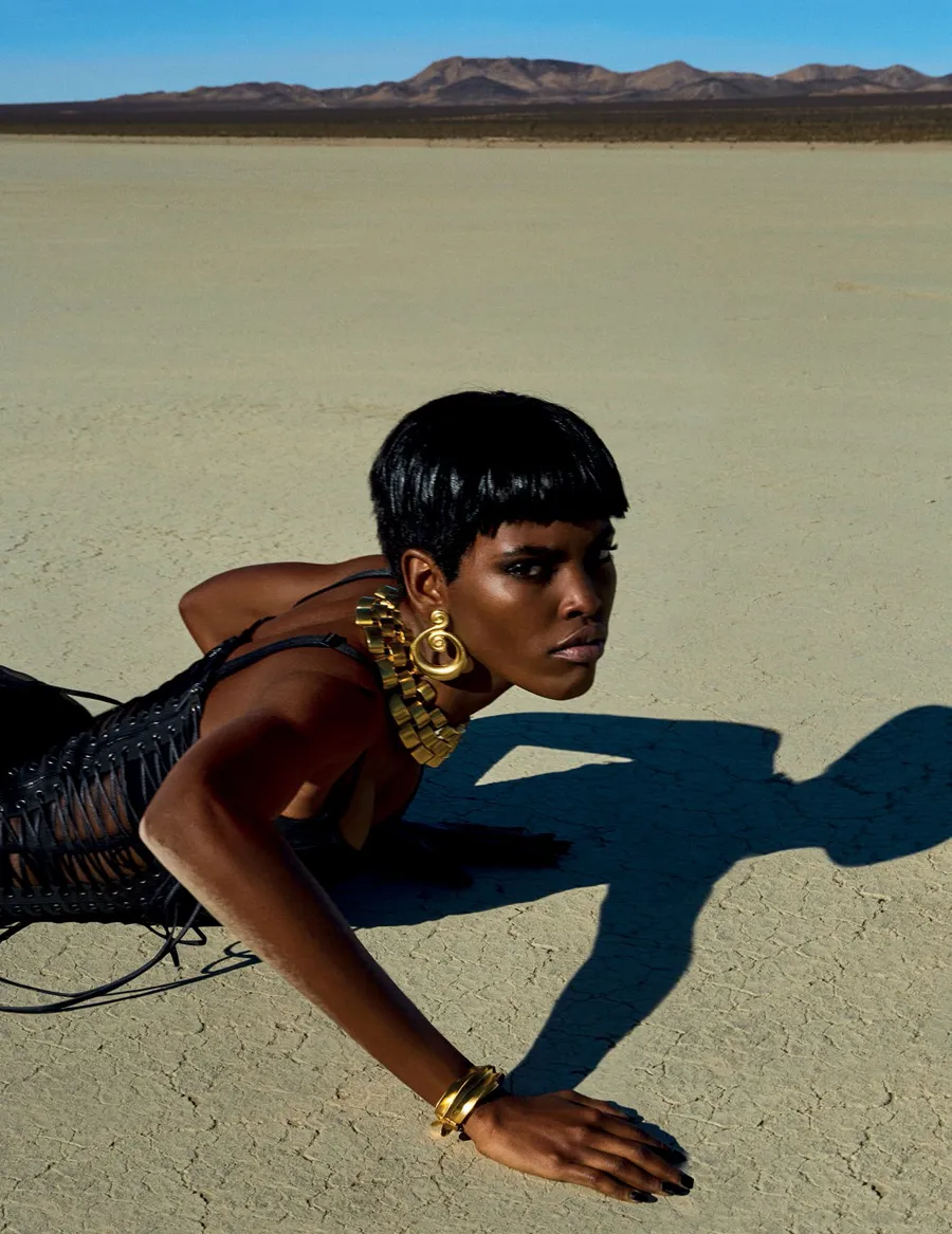 VOGUE Magazine ARABIA March 2018 IMAAN HAMMAM Iman CINDY BRUNA Lily Stewart