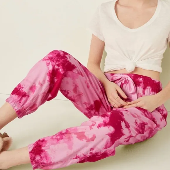 Vs Pink Flannel Sleep Campus Pant Pajama XL