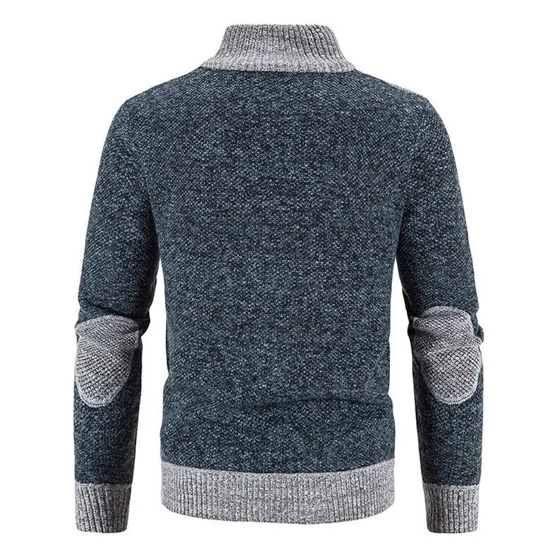 West Louis™ Stand-up Collar Casual Cardigan