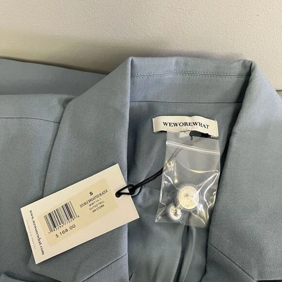 WEWOREWHAT Double Breasted Blazer NWT Size S