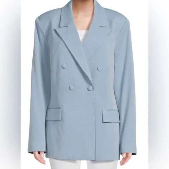WEWOREWHAT Double Breasted Blazer NWT Size S