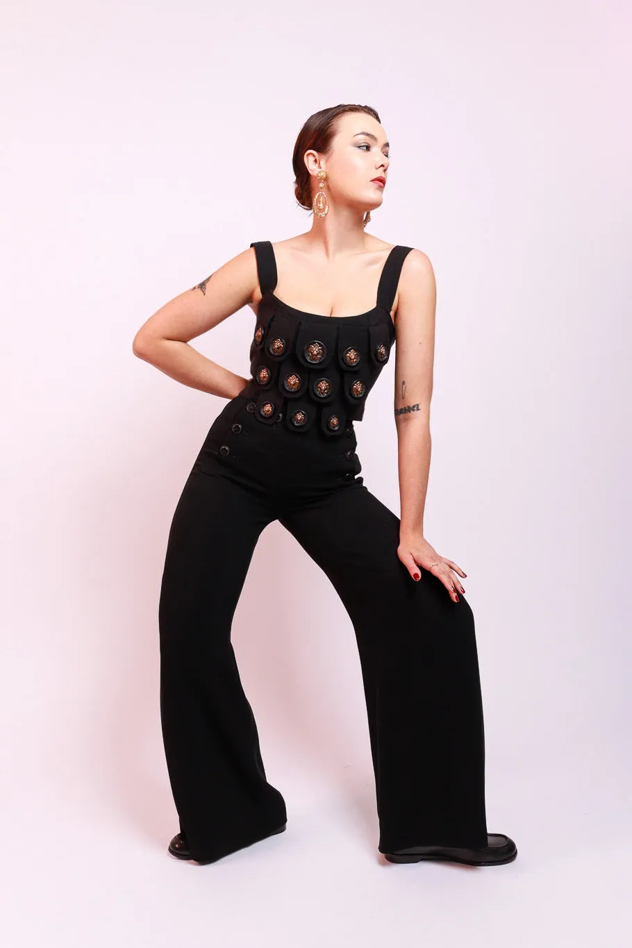 Wide Leg Sailor Pant