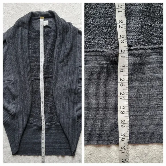 Wilfred Diderot Sweater Open-Front Cocoon Cardigan