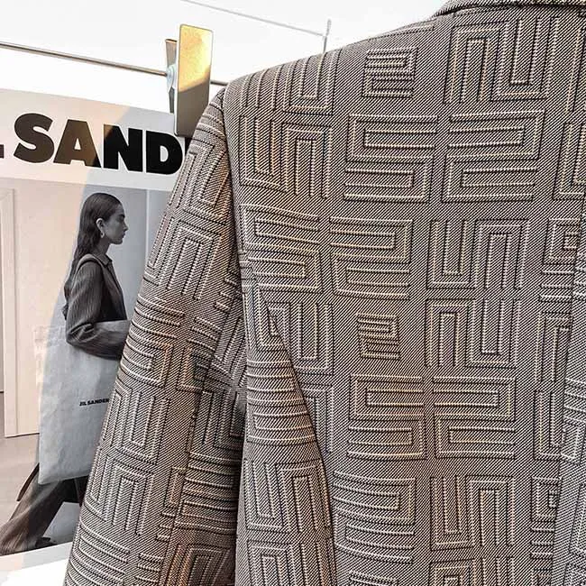 Women's Brown Tailored Double-breasted Blazer