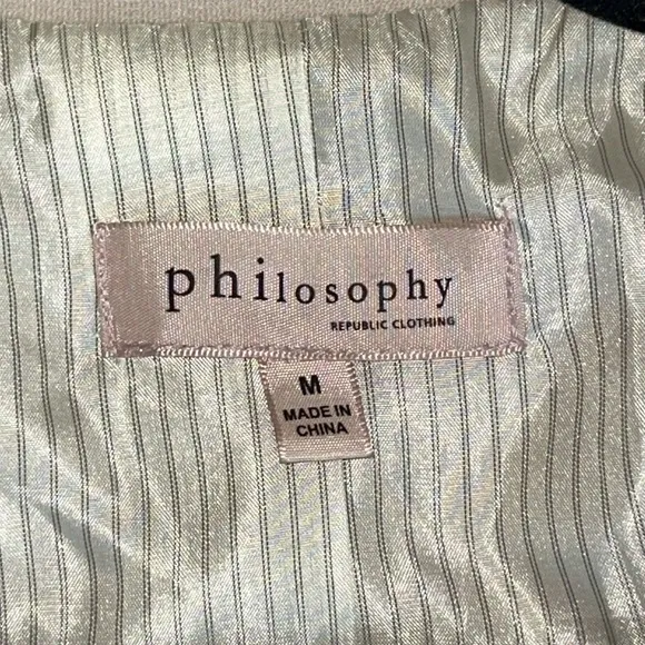 Women's Philosophy Tan Blazer/Jacket -Size Medium