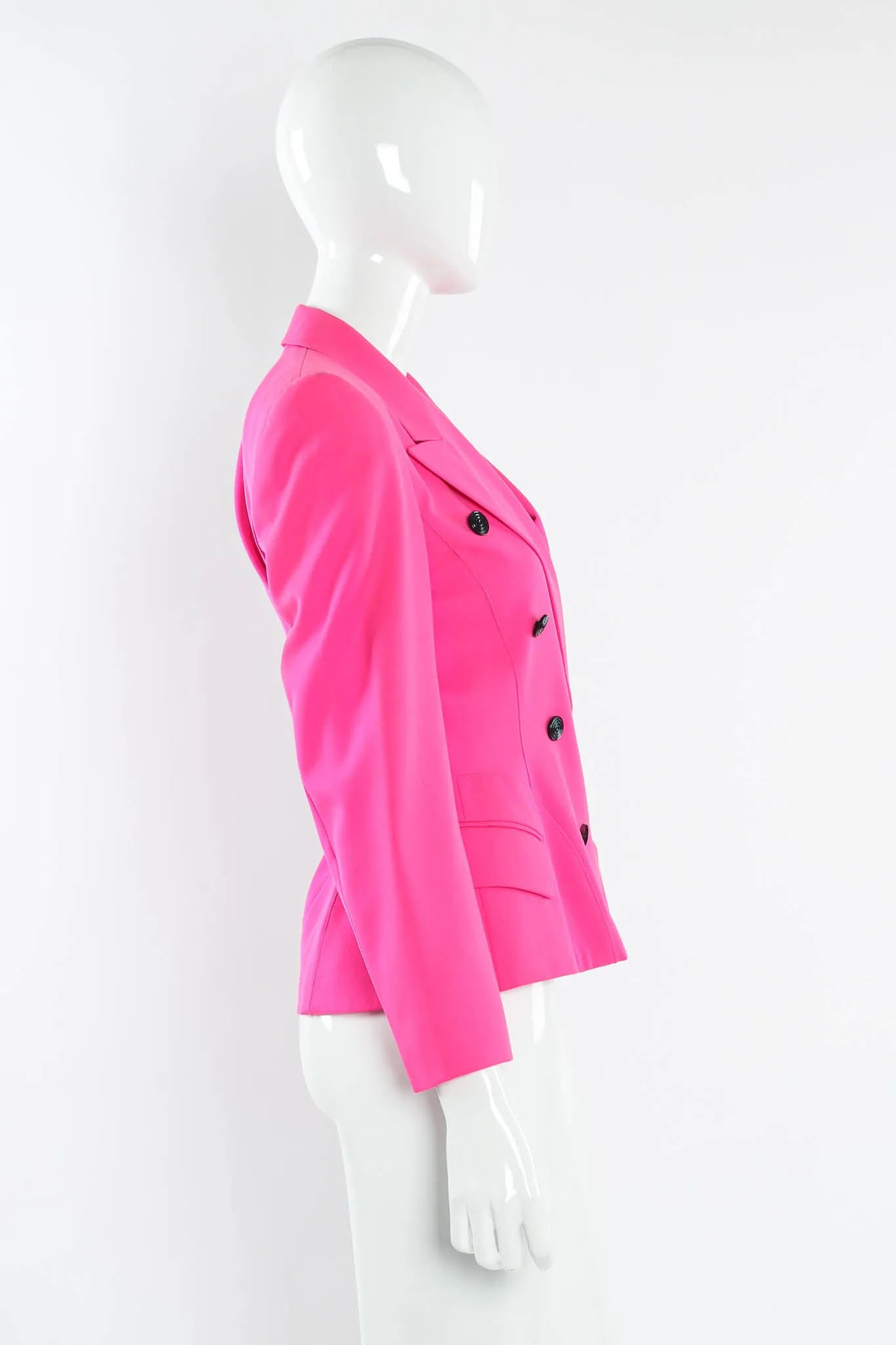 Wool Blazer & Skirt Set
