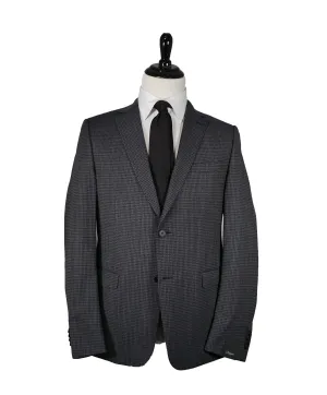 Z ZEGNA - Houndstooth Gray Blazer - 42R
