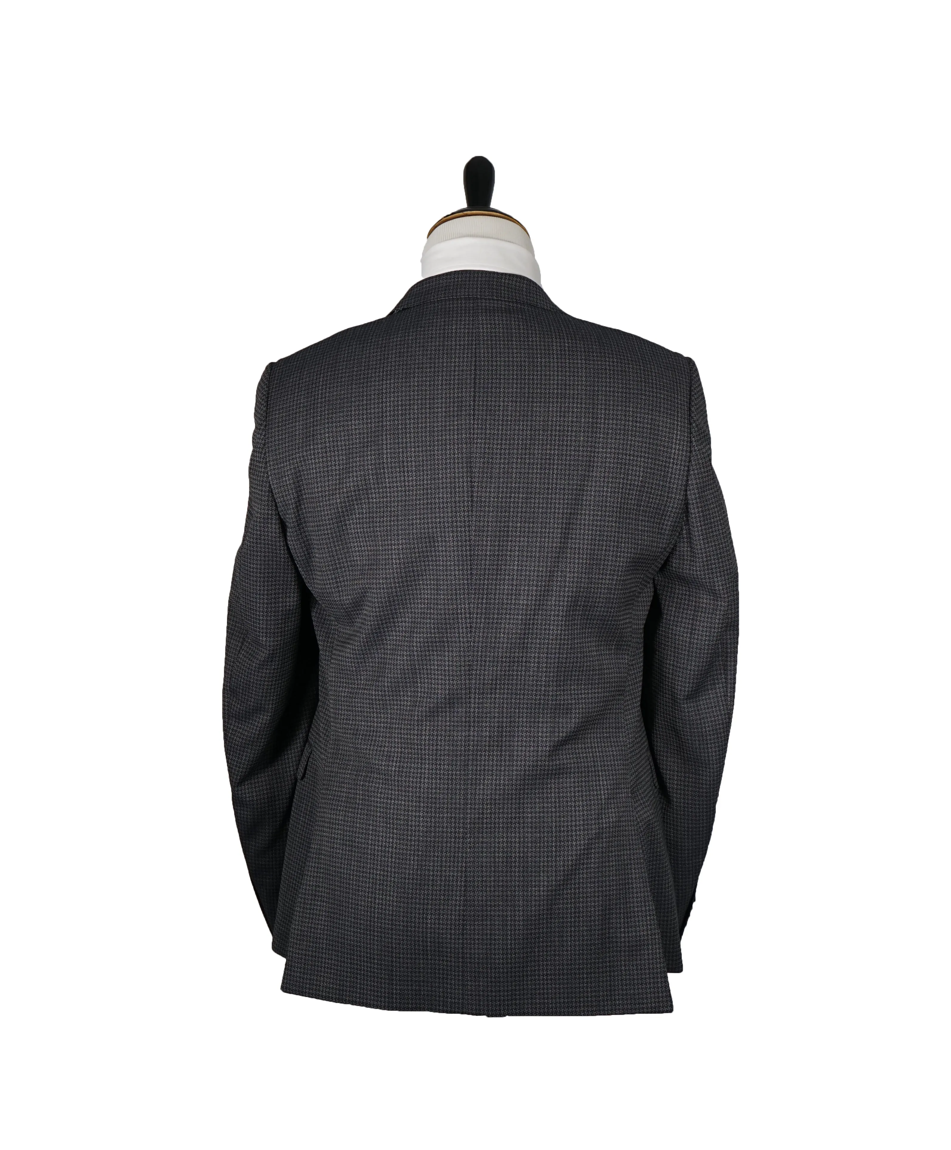 Z ZEGNA - Houndstooth Gray Blazer - 42R